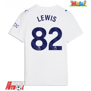 Manchester City Rico Lewis #82 Tercera Equipación Mujer 2026-27 Manga Corta